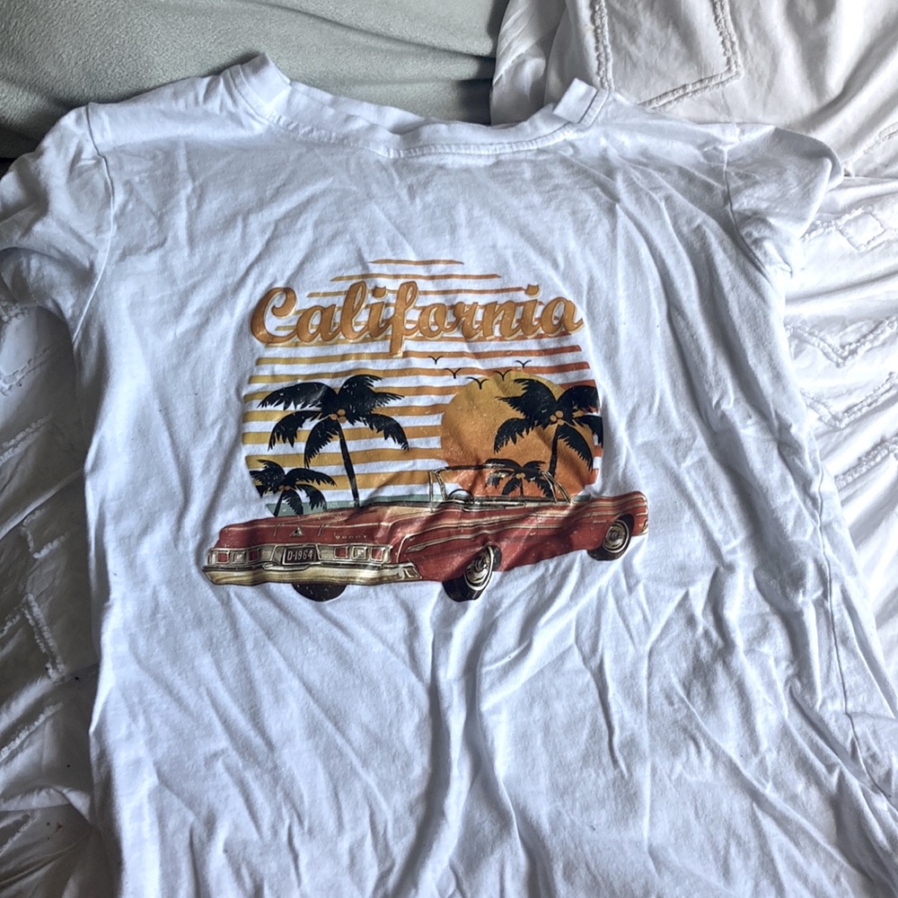 Shein California Graphic Design Tee Vintage